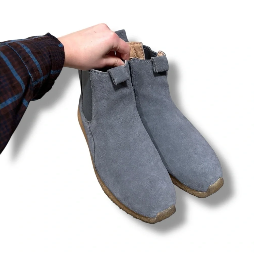 Kith x Ronnie Fieg for Clarks Season 2 Radlett in Asteroid Blue Suede Leather